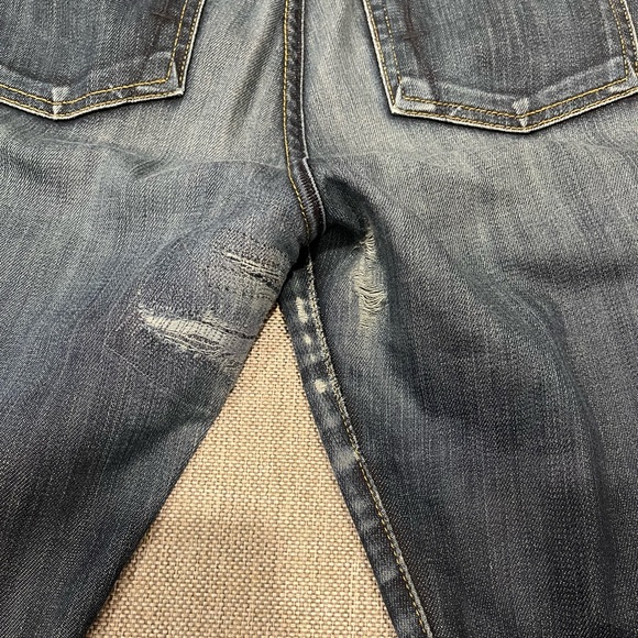 GUC. Fidelity AXL crop relax jeans. Repair done see last picture. - Picture 4 of 4